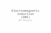 Electromagnetic Induction (EMI) AP Physics. Electromagnetic Induction (EMI) A changing magnetic field can induce a current in a circuit called the induced.