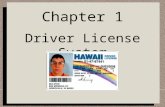 Chapter 1 Driver License System. Laws Governing Driver Licenses Change of address – Must report within one week Name change – Report within two weeks.