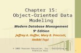 © 2009 Pearson Education, Inc. Publishing as Prentice Hall 1 Chapter 15: Object-Oriented Data Modeling Modern Database Management 9 h Edition Jeffrey A.