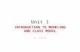 Unit 1 INTRODUCTION TO MODELING AND CLASS MODEL Ref : L7-UML.PDF.