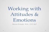 Working with Attitudes & Emotions Noura Embabi, M.A., CCC-SLP.