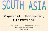 Physical, Economic, Historical Slides from Anderson/LaRocco MHS-World Geography SOL WG.4.