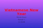 Vietnamese New Year Nicole Knox Period: 1 12.18.08.