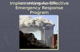 Implementing An Effective Emergency Response Program 2007 Flagg Management.