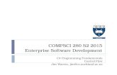 C# Programming Fundamentals Control Flow Jim Warren, jim@cs.auckland.ac.nz COMPSCI 280 S2 2015 Enterprise Software Development.