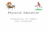 Physical Education Integration of Common Core Standards.