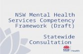 NSW Mental Health Services Competency Framework (Draft) Statewide Consultation.