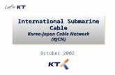 October 2002 International Submarine Cable Korea-Japan Cable Network (KJCN) International Submarine Cable Korea-Japan Cable Network (KJCN)