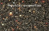 Physical properties. Review Question What are the three ways we have of determining a stars temperature?