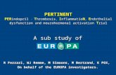R Ferrari, WJ Remme, M Simoons, M Bertrand, K FOX, On behalf of the EUROPA investigators. A sub study of PERTINENT PER indopril – T hrombosis, I nflammatio.