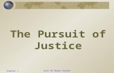 Chapter 1 The Pursuit of Justice Unit #1 Notes Packet.