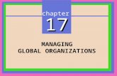 Chapter 17 MANAGING GLOBAL ORGANIZATIONS. CHAPTER 17 Managing Global Organizations Copyright © 2002 Prentice-Hall Globalization Concepts Global Organization:Global.