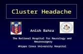 Cluster Headache Anish Bahra The National Hospital for Neurology and Neurosurgery Whipps Cross University Hospital.