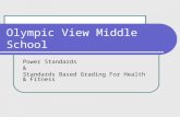 Olympic View Middle School Power Standards & Standards Based Grading For Health & Fitness.