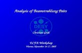 Analysis of Beamstrahlung Pairs ECFA Workshop Vienna, November 14-17, 2005 Christian Grah.