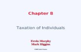 Chapter 8 Taxation of Individuals ©2008 South-Western Kevin Murphy Mark Higgins Kevin Murphy Mark Higgins.
