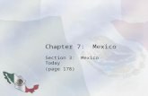 Chapter 7: Mexico Section 3: Mexico Today (page 178)