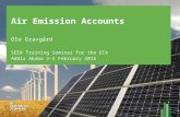 Air Emission Accounts Ole Gravgård SEEA Training Seminar for the ECA Addis Ababa 2-5 February 2015.
