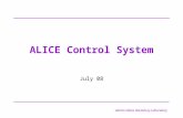 Adrian Oates Daresbury Laboratory ALICE Control System July 08.