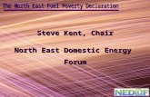 North East Domestic Energy Forum Steve Kent, Chair.