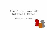 1 The Structure of Interest Rates Risk Structure.