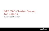 VERITAS Cluster Server for Solaris Event Notification.