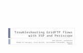 Troubleshooting GridFTP flows with XSP and Periscope Dan Gunter, presenter Ahmed El-Hassany, Ezra Kissel, Guilherme Fernandes, Martin Swany.