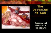 The Doctrine of God Survey of Christian Doctrine