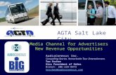 New Media Channel for Advertisers New Revenue Opportunities AGTA Salt Lake City AudioConexus Inc. Compelling Stories. Remarkable Tour Entertainment. Tom.