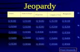 Jeopardy Atoms Endo vs Expo Properties Chapter 2 Test Potpourri Q $100 Q $200 Q $300 Q $400 Q $500 Q $100 Q $200 Q $300 Q $400 Q $500 Final Jeopardy.
