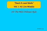 20: The Mid-Ordinate Rule © Christine Crisp “Teach A Level Maths” Vol. 1: AS Core Modules.
