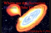 Where are the Accreting Helium White Dwarfs?? Drawing by T. Piro.
