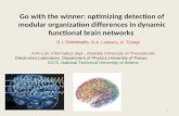 Go with the winner: optimizing detection of modular organization differences in dynamic functional brain networks 1 S.I. Dimitriadis, N.A. Laskaris, A.