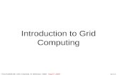 1a-1.1 Introduction to Grid Computing ITCS 4146/5146, UNC-Charlotte, B. Wilkinson, 2008 Aug 27, 2008.