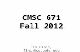 CMSC 671 Fall 2012 Tim Finin, finin@cs.umbc.edu. What is AI?