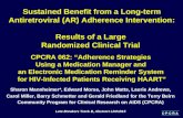 Sustained Benefit from a Long-term Antiretroviral (AR) Adherence Intervention: Results of a Large Randomized Clinical Trial CPCRA 062: “Adherence Strategies.