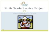 HEIFER INTERNATIONAL FALL 2009 Sixth Grade Service Project