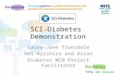 SCI-Diabetes Demonstration Laura-Jane Truesdale NHS Ayrshire and Arran Diabetes MCN Project Facilitator.