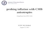 Probing inflation with CMB anisotropies Zong-Kuan Guo (ITP, CAS) ICFPC 2012 (Weihai) August 12, 2012.