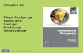 Copyright © 2012 Pearson Education. All rights reserved. Chapter 18 Fixed Exchange Rates and Foreign Exchange Intervention.