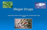 Illegal Drugs Dena Lackey, Adrianna Jenkins, Dieula John, Meredith Hunter, Cindy Chang.