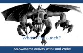What’s For Lunch? An Awesome Activity with Food Webs!