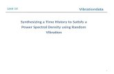 Vibrationdata Synthesizing a Time History to Satisfy a Power Spectral Density using Random Vibration Unit 14 1