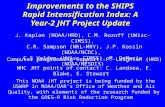 Improvements to the SHIPS Rapid Intensification Index: A Year-2 JHT Project Update This NOAA JHT project is being funded by the USWRP in NOAA/OAR’s Office.