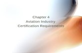 Chapter 4 Aviation Industry Certification Requirements.