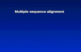 Multiple sequence alignment. Multiple sequence alignment: outline [1] Introduction to MSA Exact methods Progressive (ClustalW) Iterative (MUSCLE) Consistency.