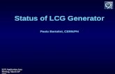 LCG Application Area Meeting, March 10 th 2004 Status of LCG Generator Paolo Bartalini, CERN/PH.