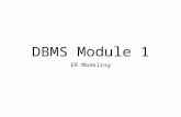 DBMS Module 1 ER Modeling. 2 Relational model basics Data is viewed as existing in two dimensional tables known as relations A relation (table) consists.