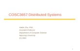 1 COSC3657:Distributed Systems Haibin Zhu, PhD. Assistant Professor Department of Computer Science Nipissing University (C) 2002.