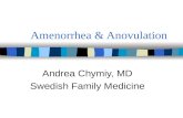 Amenorrhea & Anovulation Andrea Chymiy, MD Swedish Family Medicine.